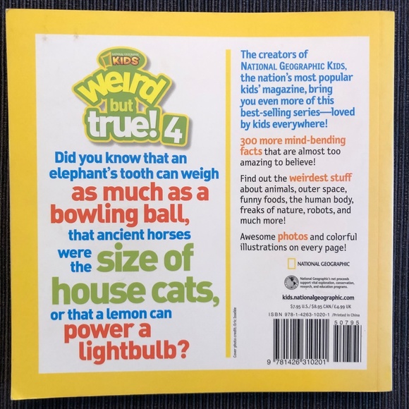 ๐ National Geographic Kids - Weird But True 4 (Bundle & Save) ๐ - Picture 2 of 4